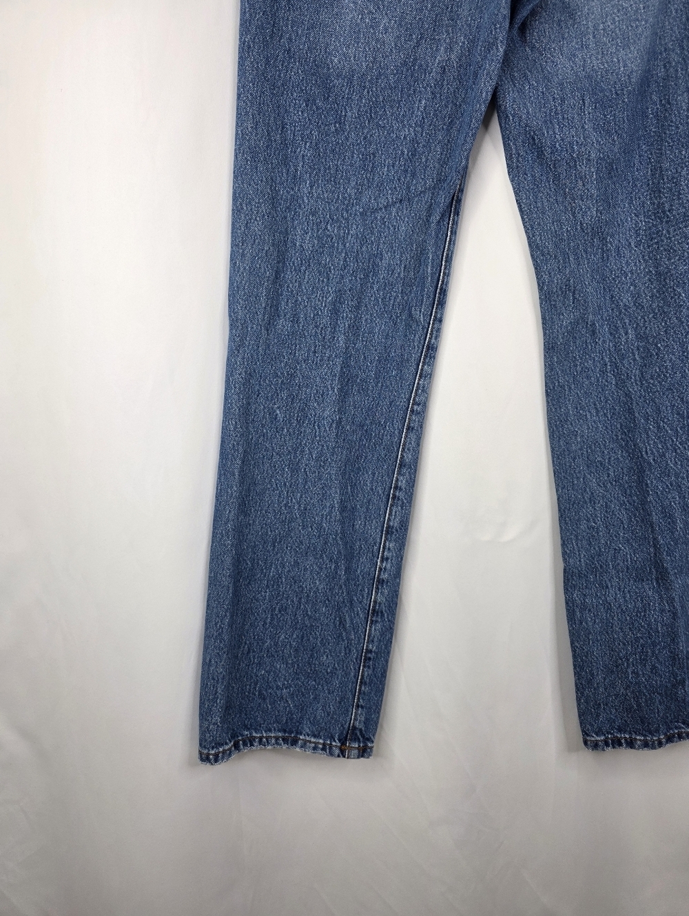 Garage Denim Juniors Size 3 90s Straight Jeans Washed Charlie Blue Mid Cotton - Picture 12 of 15